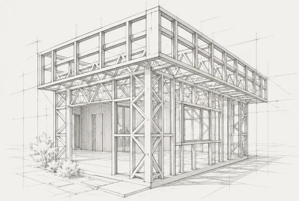 Adaptação do projeto para o sistema Steel Frame